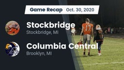 Recap: Stockbridge  vs. Columbia Central  2020