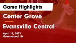 Center Grove  vs Evansville Central Game Highlights - April 15, 2023