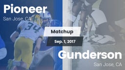 Matchup: Pioneer vs. Gunderson  2017