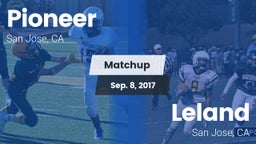 Matchup: Pioneer vs. Leland  2017