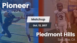 Matchup: Pioneer vs. Piedmont Hills  2017