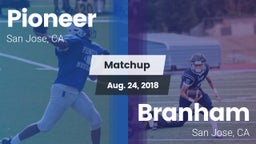 Matchup: Pioneer vs. Branham  2018