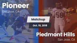 Matchup: Pioneer vs. Piedmont Hills  2018