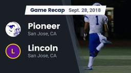 Recap: Pioneer  vs. Lincoln  2018