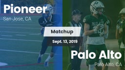 Matchup: Pioneer vs. Palo Alto  2019