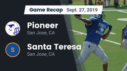 Recap: Pioneer  vs. Santa Teresa  2019