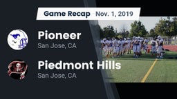 Recap: Pioneer  vs. Piedmont Hills  2019