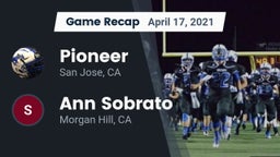 Recap: Pioneer  vs. Ann Sobrato  2021