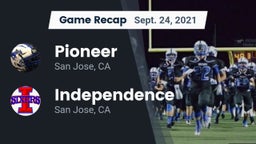 Recap: Pioneer  vs. Independence  2021