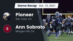 Recap: Pioneer  vs. Ann Sobrato  2021