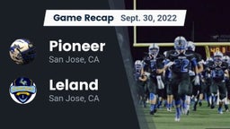 Recap: Pioneer  vs. Leland  2022