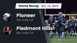 Recap: Pioneer  vs. Piedmont Hills  2022