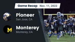 Recap: Pioneer  vs. Monterey  2022