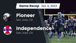 Recap: Pioneer  vs. Independence  2023