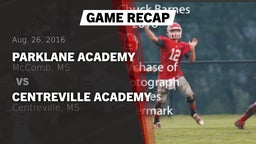 Recap: Parklane Academy  vs. Centreville Academy  2016