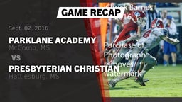 Recap: Parklane Academy  vs. Presbyterian Christian  2016