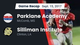 Recap: Parklane Academy  vs. Silliman Institute  2017