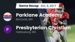 Recap: Parklane Academy  vs. Presbyterian Christian  2017
