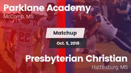 Matchup: Parklane Academy vs. Presbyterian Christian  2018
