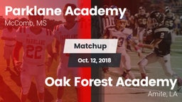 Matchup: Parklane Academy vs. Oak Forest Academy  2018