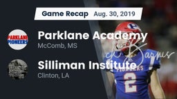 Recap: Parklane Academy  vs. Silliman Institute  2019