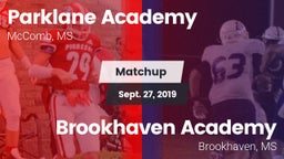 Matchup: Parklane Academy vs. Brookhaven Academy  2019