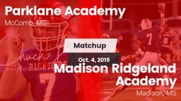 Matchup: Parklane Academy vs. Madison Ridgeland Academy 2019