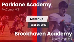 Matchup: Parklane Academy vs. Brookhaven Academy  2020
