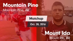 Matchup: Mountain Pine vs. Mount Ida  2016