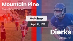 Matchup: Mountain Pine vs. Dierks  2017