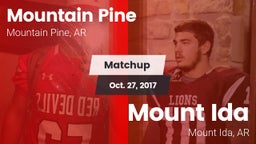 Matchup: Mountain Pine vs. Mount Ida  2017