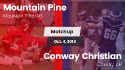 Matchup: Mountain Pine vs. Conway Christian  2019