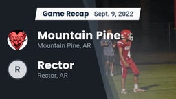 Recap: Mountain Pine  vs. Rector  2022