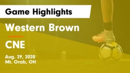 Western Brown  vs CNE Game Highlights - Aug. 29, 2020