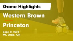 Western Brown  vs Princeton  Game Highlights - Sept. 8, 2021