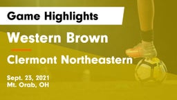 Western Brown  vs Clermont Northeastern Game Highlights - Sept. 23, 2021