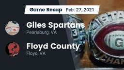 Recap: Giles  Spartans vs. Floyd County  2021