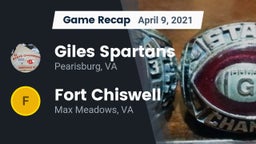 Recap: Giles  Spartans vs. Fort Chiswell  2021