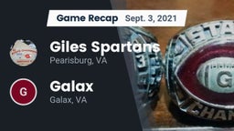 Recap: Giles  Spartans vs. Galax  2021