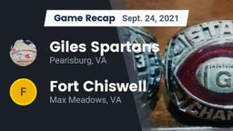 Recap: Giles  Spartans vs. Fort Chiswell  2021