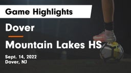 Dover  vs Mountain Lakes HS Game Highlights - Sept. 14, 2022