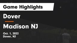 Dover  vs Madison  NJ Game Highlights - Oct. 1, 2022