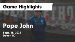  vs Pope John Game Highlights - Sept. 18, 2023