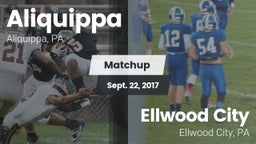 Matchup: Aliquippa vs. Ellwood City  2016