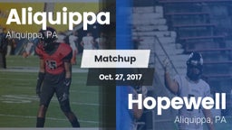 Matchup: Aliquippa vs. Hopewell  2016