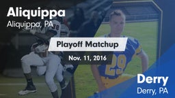 Matchup: Aliquippa vs. Derry  2016