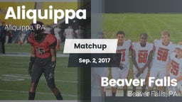 Matchup: Aliquippa vs. Beaver Falls  2017