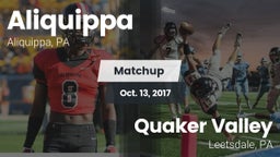 Matchup: Aliquippa vs. Quaker Valley  2017