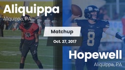 Matchup: Aliquippa vs. Hopewell  2017