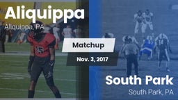 Matchup: Aliquippa vs. South Park  2017